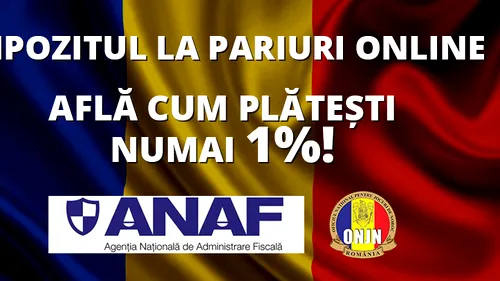 (P) Impozit la pariuri doar pe banii ajunși în contul bancar, doar 1 % dacă știi asta