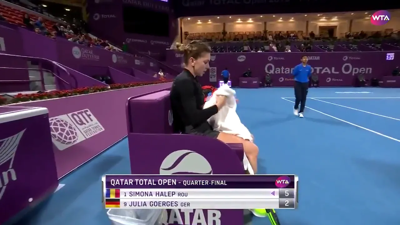 VIDEO | Simona Halep a făcut din nou spectacol! Lovitura care a blocat-o pe adversara sa de la Doha