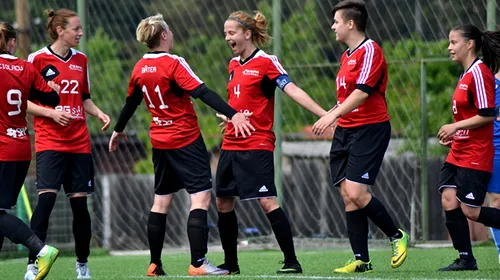 Olimpia Cluj a învins Zhilstroy, scor 1-0, în preliminariile Ligii Campionilor la fotbal feminin