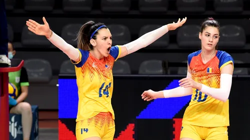 România a pierdut meciul de debut de la Campionatul European de volei feminin. Începutul din jocul cu Turcia a fost de vis!