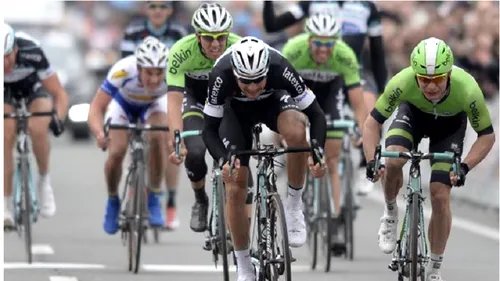 VIDEO - Omega Pharma-Quick Step i-a adus victoria lui Boonen. Belgianul a spart gheața în clasicele de primăvară, câștigând Kuurne-Bruxelles-Kuurne