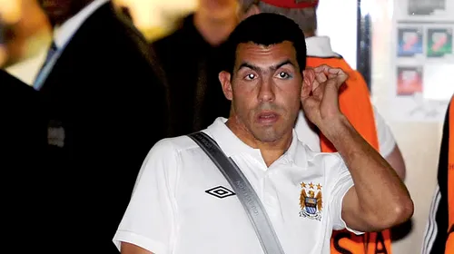 Carlos Tevez e OFICIAL „persona non-grata” la Manchester City!** Șefii s-au dat cu Mancini și au luat prima măsură împotriva atacantului
