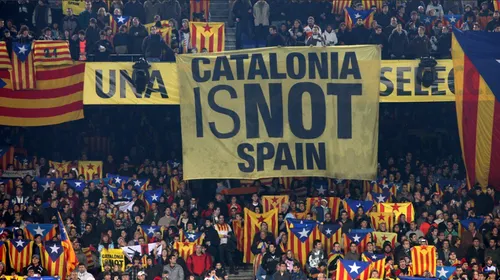 Catalonia și-a proclamat independența, dar a suspendat-o! :) Anunțul premierului: „Nu suntem infractori sau nebuni, nu avem nimic împotriva Spaniei sau spaniolilor”
