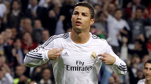 Ronaldo, „regele” de pe Bernabeu! FOTO IMPRESIONANT: Fanii i-au demonstrat la meciul cu Galata cât de mult îl iubesc