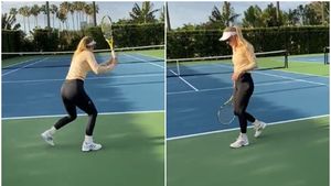 Caroline Wozniacki, imaginea zilei la Miami: „Pregătită de revenire!" Motivul pentru care daneza s-a întors pe teren la doi ani de la retragere | VIDEO