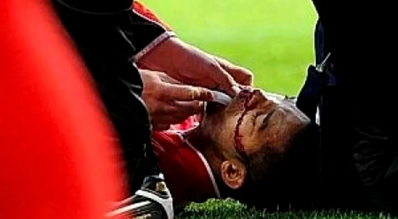 Un fotbalist din Tunisia, aproape omorât de o piatră aruncată din tribune