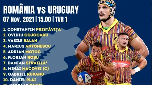 România-Uruguay la Verona (duminică, ora 15.00) | Știm deja primul XV! Andy Robinson: „Ei sunt calificați la Cupa Mondială și asta ne motivează