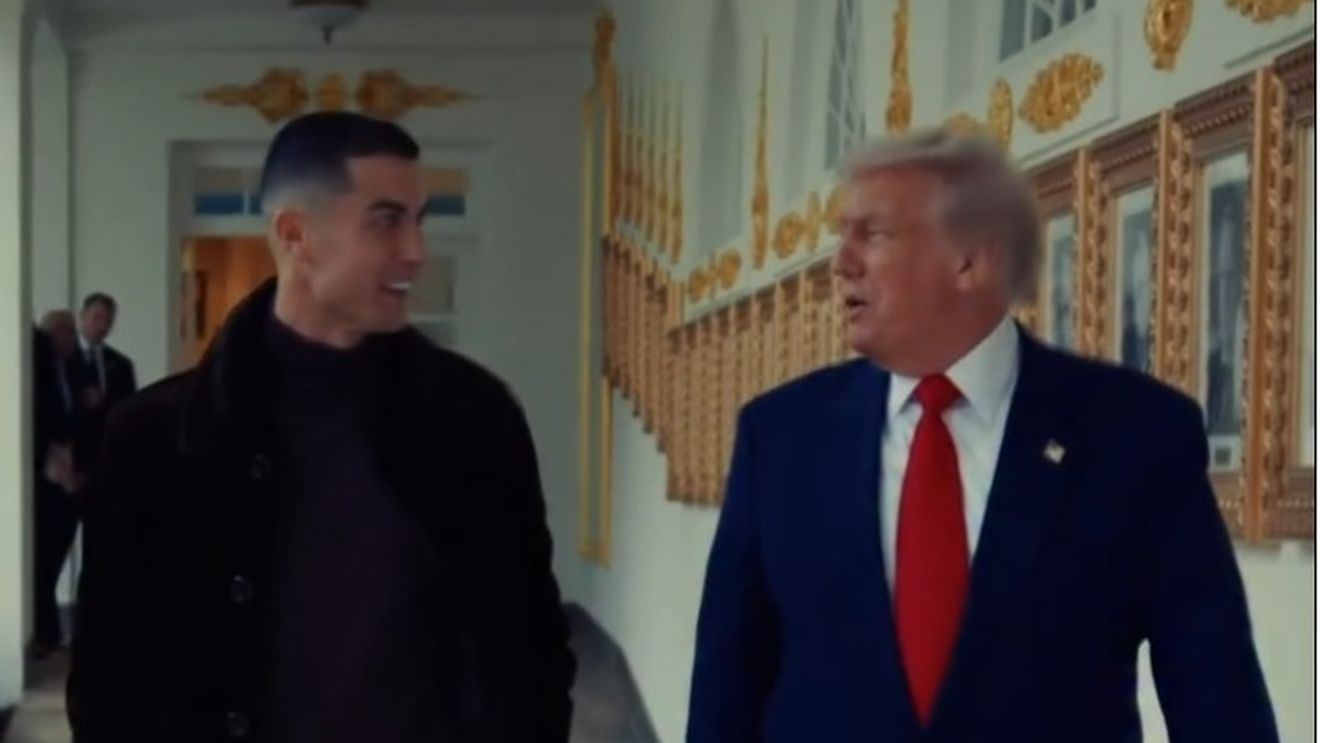 Casa Albă a folosit două cuvinte pentru a descrie imaginile cu Cristiano Ronaldo şi Donald Trump