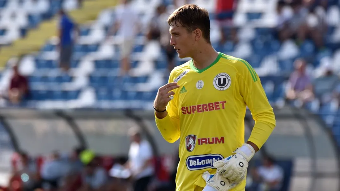 A opta plecare de la ”U” Cluj. Ardelenii au renunțat prematur la portarul George Micle, care s-a întors în Liga 1