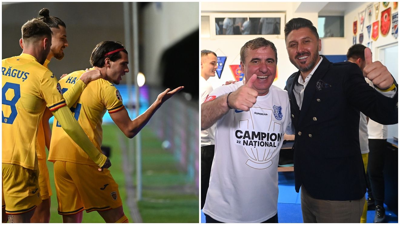 Hagi, numele performanței pentru România! Ciprian Marica, imagini senzaționale cu Gică și Ianis, la distanță de 30 de ani de la două momente magice din istoria fotbalului nostru