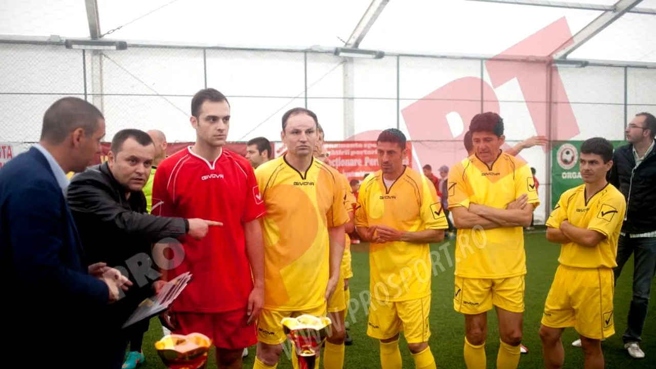 FOTO Latovlevici, Rusescu, Pancu și Dănciulescu, colegi de echipă într-un meci demonstrativ organizat de Toni Doboș