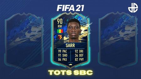 Isamila Sarr în FIFA 21! Cerințe SBC, recompense + recenzia completă a cardului