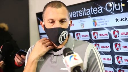 VIDEO | Costel Enache dezvăluie calvarul prin care a trecut din cauza infectării cu COVID-19: ”Am avut 11 zile de chin groznic. Nu e de joacă.” Antrenorul Universității Cluj, mesaj de suflet pentru aniversarea a 101 a clubului