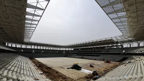 FOTO | La stadionul din Ghencea a început montarea scaunelor. Cum arată viitoarea arenă a Stelei și cum se prezintă lucrările în Giulești și Arcul de Triumf