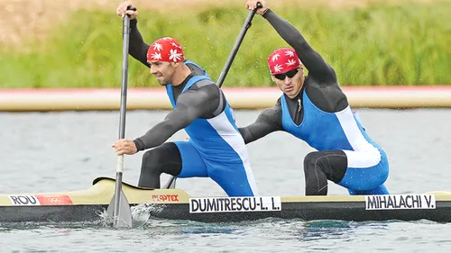 Echipajul masculin de canoe dublu al României, locul 7 la JO