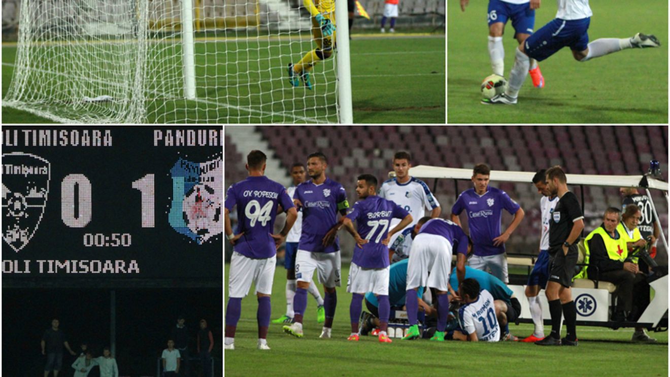 "Dosarele X", rupte de Pandurii la Timișoara. ACS Poli, prima echipă învinsă în Liga 1 după cinci minute de coșmar în debutul părții secunde