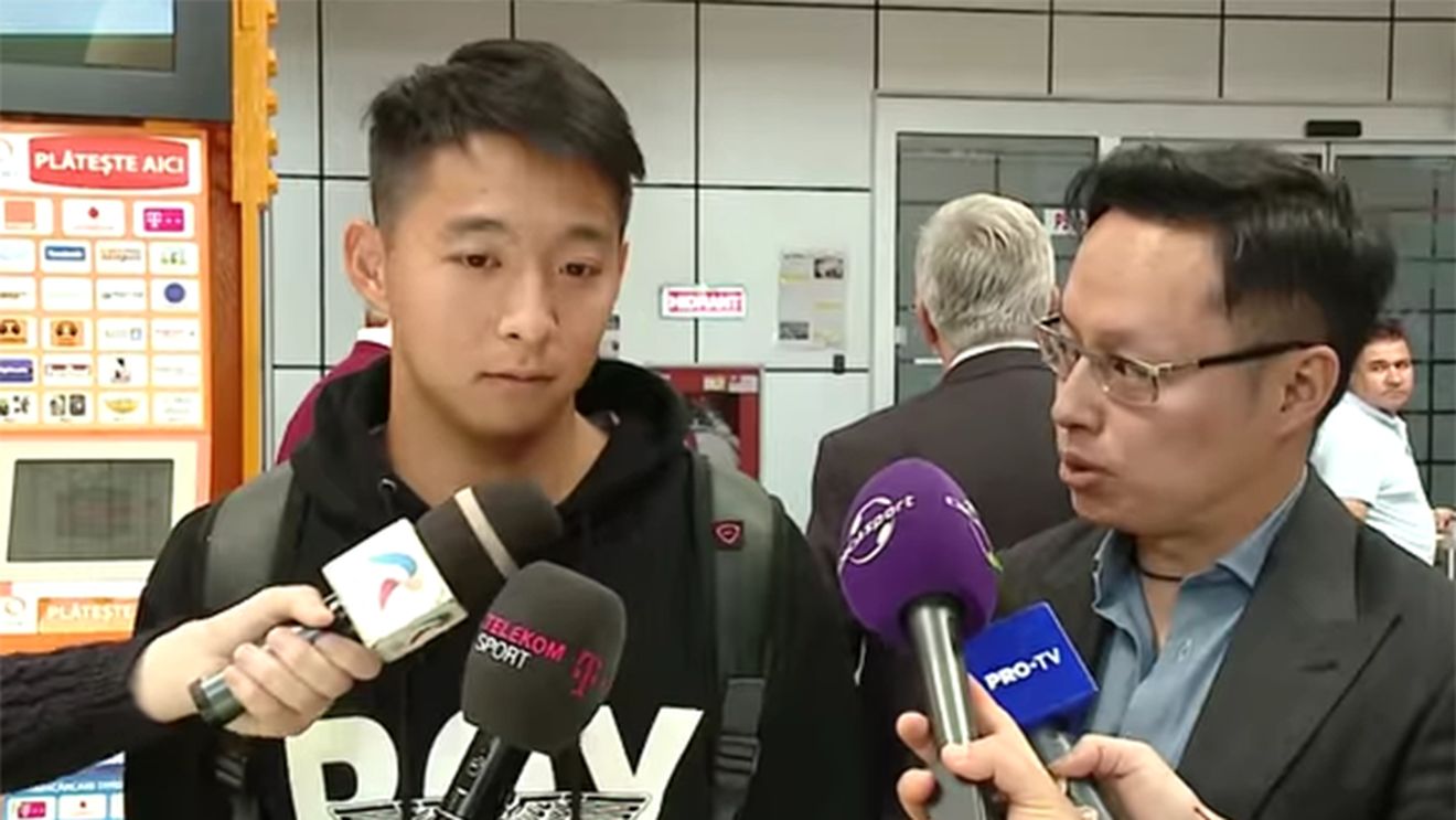 Primul chinez din istoria României a ajuns la CFR: "Știu să spun "multumesc", am auzit de Hagi și Dan Petrescu"