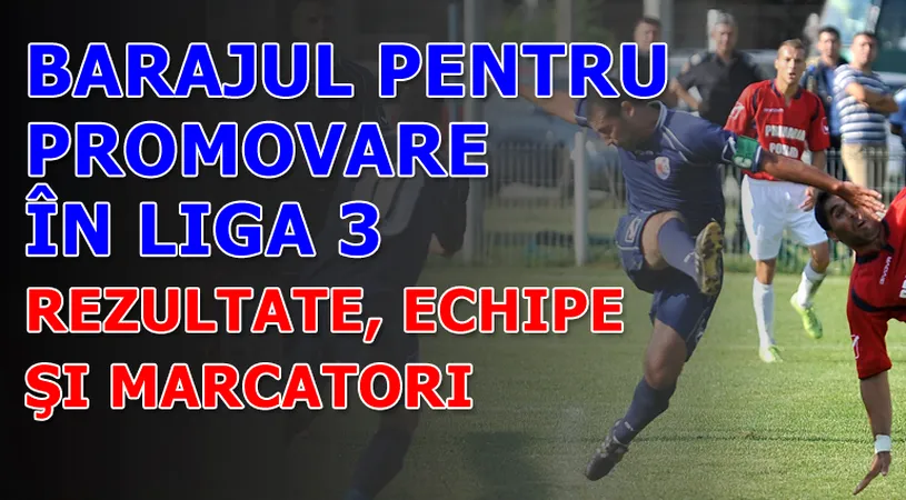 18 campioane județene au promovat din primele 90 de minute!** Vezi cele 21 de echipe care merg în Liga 3