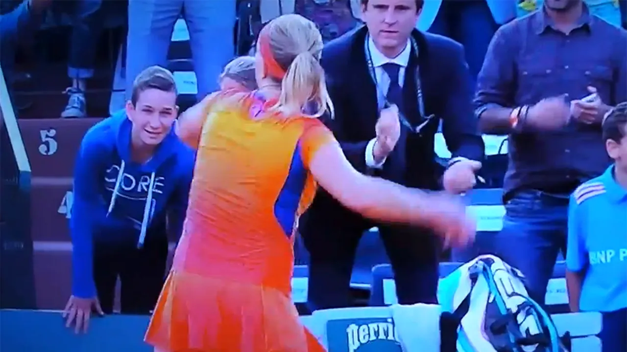 Kuznetsova, adversara Simonei Halep în sferturi la Roland Garros, a declanșat haosul în tribune. VIDEO | Fanii, la un pas de bătaie