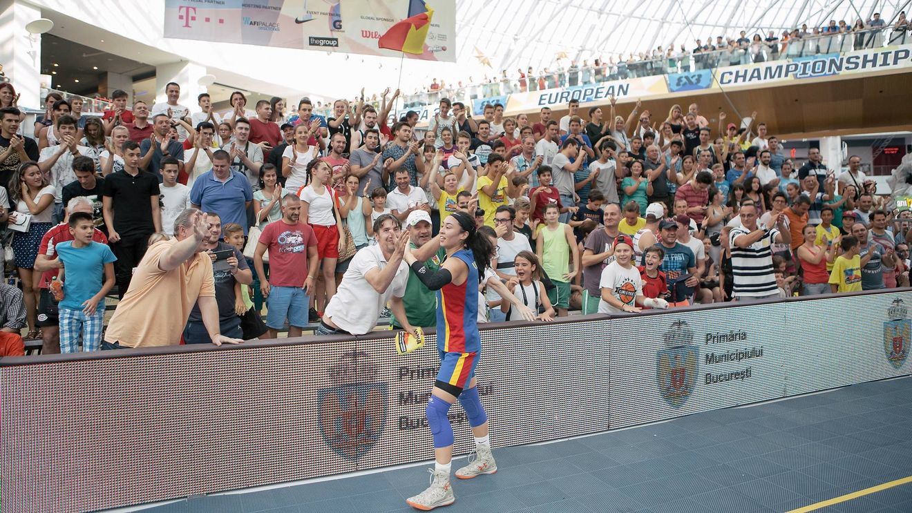 VIDEO spectaculos cu cele patru medaliate cu argint la baschet 3x3! Angel Santana a fost "one man show" la concursul de aruncări