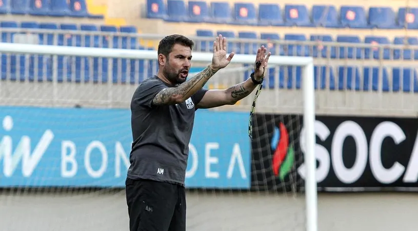 Adi Mutu, pas greșit în campionatul din Azerbaidjan! Înfrângere pentru Neftchi Baku în fața lui Kapaz