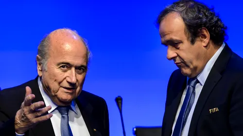 Război la vârf în lumea fotbalului. Blatter sare la gâtul lui Platini: „A început un atac personal împotriva mea, apoi totul a devenit chestiune politică