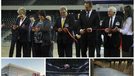 FOTO | Sala Polivalentă din Cluj a fost inaugurată oficial. 70 de milioane lei în "cea mai frumoasă, performantă și dotată sală sportivă din România"