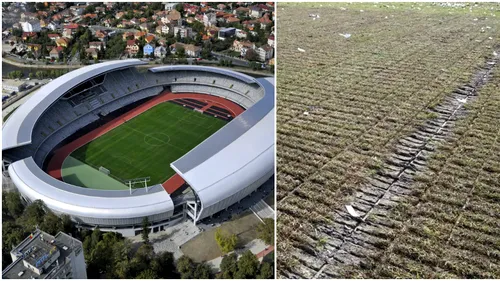 Unde jucăm cu Muntenegru? FRF ar putea decide MUTAREA de la Cluj a partidei din preliminariile CM 2018! Cum arată acum gazonul