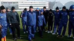 România s-a reunit pentru marele duel cu Georgia