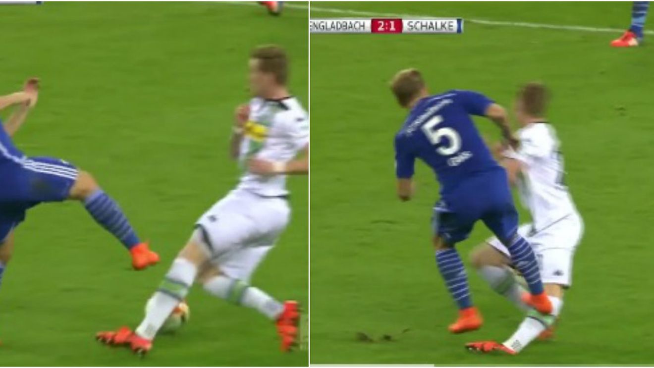 VIDEO | Scene șocante în Bundesliga! Probabil cel mai dur fault pe care îl poți vedea în 2015! Decizia luată împotriva agresorului