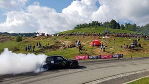 Călin Ciortan a dominat calificările etapei de drift de pe Transalpina