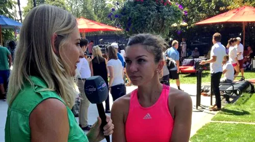 Reacția Simonei după ce s-a chinuit cu Danielle Collins în primul tur la US Open: „Sunt fericită că m-am calificat, încerc să-mi păstrez concentrarea la fiecare meci”