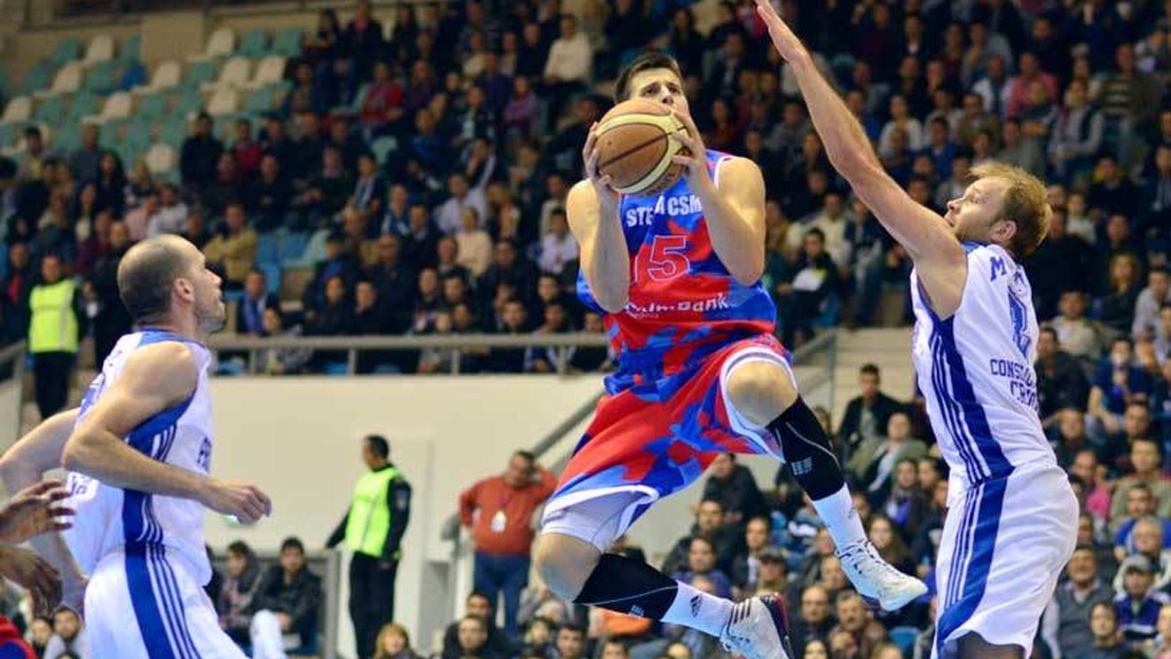 Prima înfrângere pentru roș-albaștri. Steaua - BCM "U" Pitești, scor 55-67!