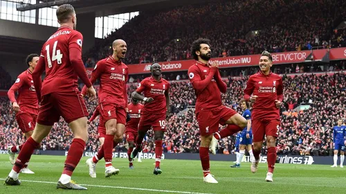 Derby-ul lui Mane și Salah! Liverpool bate Chelsea, egipteanul marchează un gol fabulos și „cormoranii” revin pe primul loc în Premier League. Programul până la final