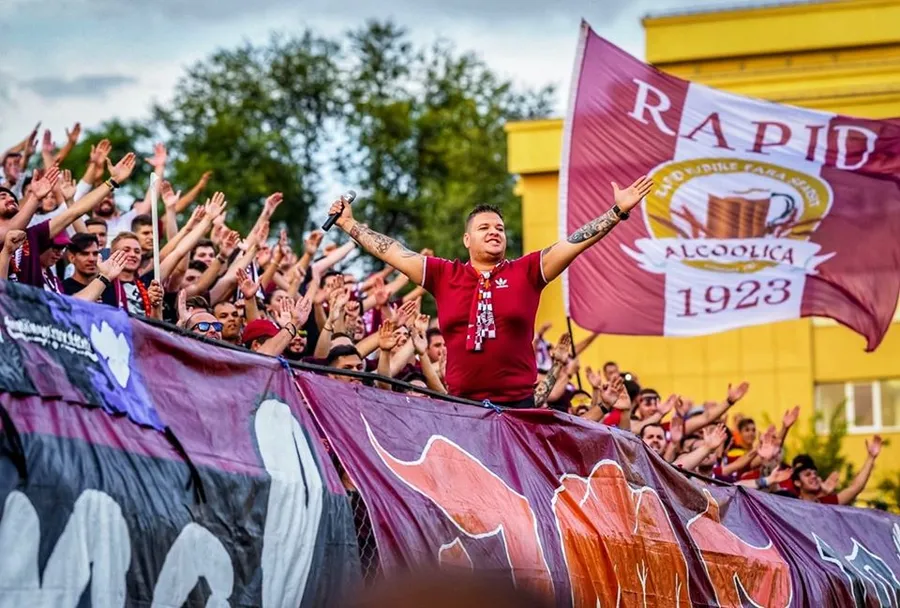 Liviu Ungurean, zis și „Bocciu”, liderul galeriei rapidiste