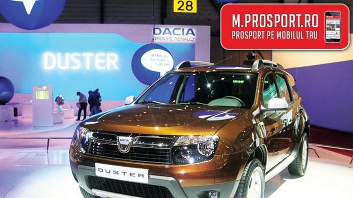 Dacia Duster a ajuns în finala "Mașina anului 2011 în Europa"
