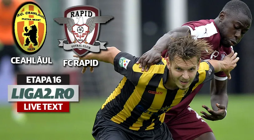 Ceahlăul - FC Rapid 0-2.** Popa și Jeslinek le-au adus victoria giuleștenilor și prima poziție în Seria I. Nemțenii au avut două goluri anulate