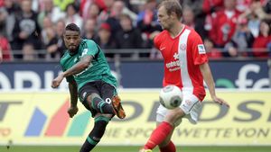 Avertisment pentru Reghe! Boateng se anunță a fi "bestia nera" pentru Steaua. VIDEO - Golul marcat de ghanez cu Mainz