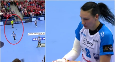 VIDEO | Gest controversat făcut de Cristina Neagu la ultimul meci jucat în Champions League. Handbalista a aruncat mingea spre arbitrul partidei
