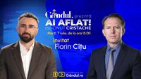 „Ai Aflat! cu Ionuț Cristache” începe marți, 7 iulie, de la ora 15.00, live pe Gândul. Invitat: Florin Cîțu