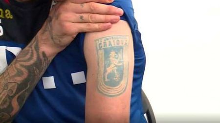 Olteanul Adrian Stoian i-a pus pe jar pe cei de la U Craiova! S-a prezentat în fața lui Becali cu tatuajul său și a spus totul: "Oricum, CSU nu e Craiova"