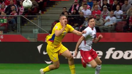 Presa din Polonia recunoaște că România a fost „furată” după eliminarea lui Drăgușin la penalty-ul primit de Lewandowski: „E un cadou!”