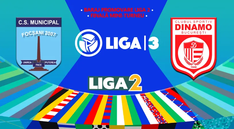 S-a decis ultima promovată în Liga 2 | CSM Focșani obține biletul pentru divizia secundă! Victorie fără emoții în finala contra CS Dinamo
