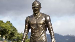 FOTO | Detaliul stânjenitor al statuii lui Cristiano Ronaldo. Ce se observă în imagine
