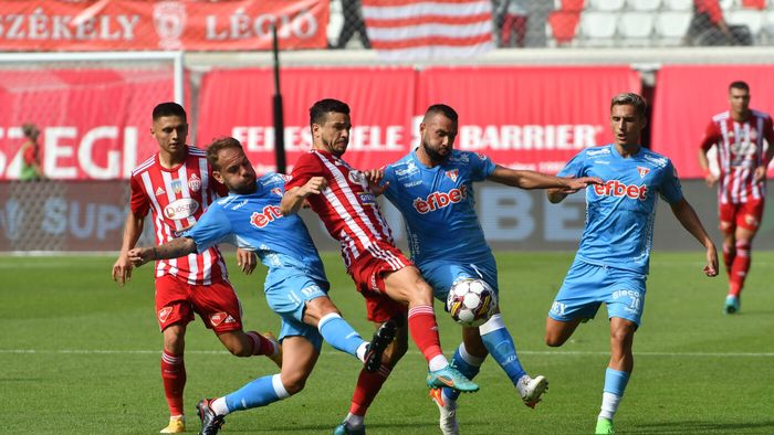 Sepsi OSK - UTA 0-0, în etapa a patra din Superliga | Arădenii au încheiat partida în inferioritate numerică