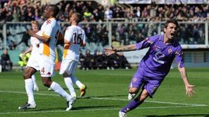 În "vână" pentru Bosnia** Mutu: gol și assist! Fiorentina - Roma 2-2