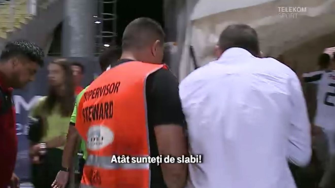 Incredibil! Colțescu către jucătorii CFR-ului: "Băi nenorociților, alergați și jucați fotbal!". Clujenii îl acuză că a înjurat fotbaliștii și a bruscat un oficial