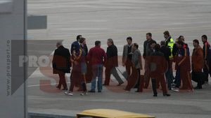 FOTO/ Naționala României a sosit în Austria!