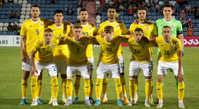 România U21, eșec rușinos în Georgia! Dintre jucătorii chemați din Liga 2 a jucat doar Tudor Telcean, de la Șelimbăr