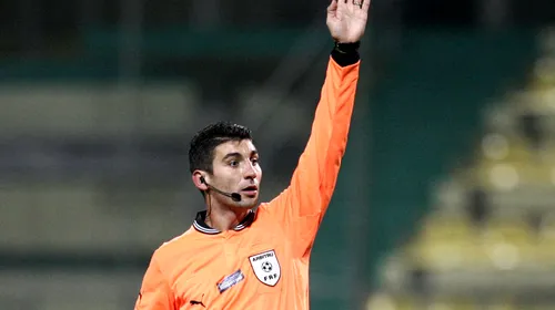 Balaci a fost pe dinafară la Oțelul – Dinamo! Tot stadionul a râs de central în minutul 72. Gafa de începător a arbitrului